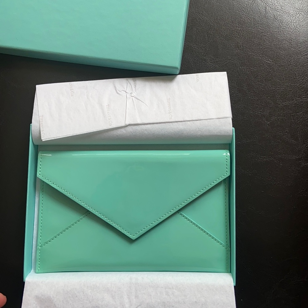 Tiffany & Co. Patent Leather Envelope Clutch